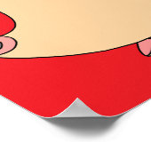 Poster Boulette insecticide en forme de cochon. (Coin)