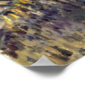 Poster Boulevard Camille Pissarro Montmartre en soirée (Coin)