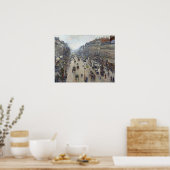 Poster Boulevard Camille Pissarro Montmartre, Matin (Cuisine)