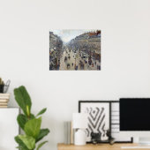 Poster Boulevard Camille Pissarro Montmartre, Matin (Bureau à domicile)