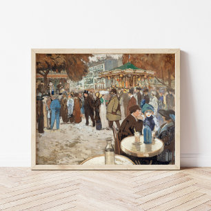 Poster Boulevard de Clichy   Louis Abel-Truchet