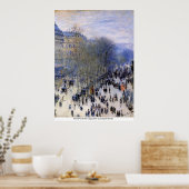 Poster Boulevard des Capucines par Claude Monet (Cuisine)