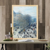 Poster Boulevard des Capucines par Claude Monet