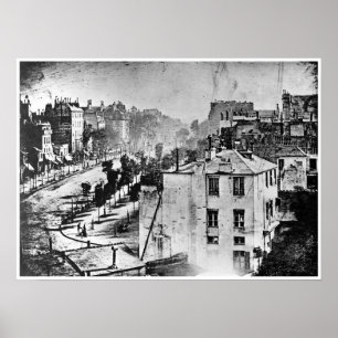 Poster Boulevard du Temple Paris 1838