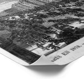 Poster Boulevard Haussmann étendu entre (Coin)