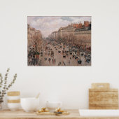 Poster Boulevard Montmartre (Cuisine)