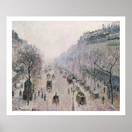 Poster Boulevard Montmartre, 1897 (Devant)