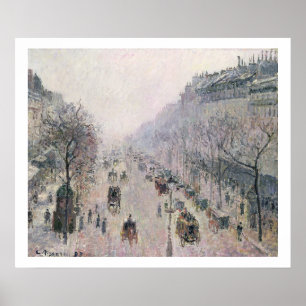 Poster Boulevard Montmartre, 1897 (oil on canvas)