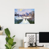 Poster Boulevard Saint Denis Argenteuil par Claude Monet (Bureau à domicile)