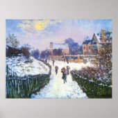 Poster Boulevard Saint Denis Argenteuil par Claude Monet (Devant)