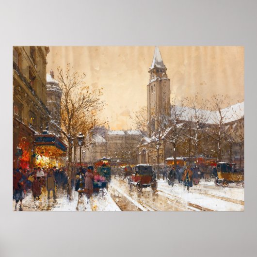 Poster Boulevard Saint-Germain, Paris-Eugène Galien-Lalou (Devant)