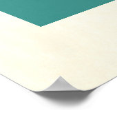 Poster Boulevardier Cocktail Recette classique (Coin)