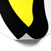 Poster Boulon de foudre jaune (Coin)