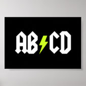 Poster Boulon jaune ABCD (Devant)
