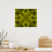 Poster Boulons à tonnerre électrique au néon brillant (Cuisine)