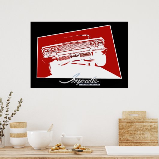 Poster BOUNCE Impala Lowrider (Cuisine)