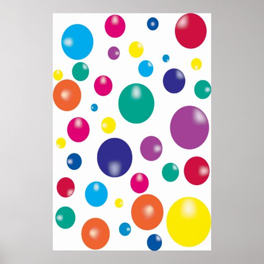 Poster Bouncing Gumballs (Devant)
