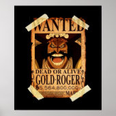 Poster Bounty One Piece Gol D Roger (Devant)