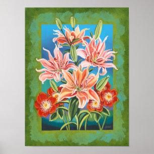 Poster Bouquet à la frontière II