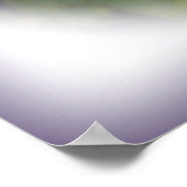 Poster bouquet bleu (Coin)