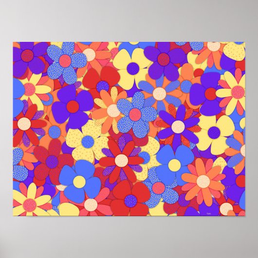 Poster Bouquet bouillonnant (Devant)