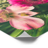 Poster Bouquet coloré de fleurs (Coin)