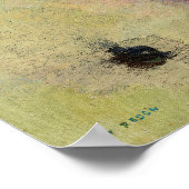 Poster Bouquet dans un vase bleu par Odilon Redon (Coin)