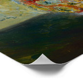 Poster Bouquet dans un vase d'Auguste Renoir (Coin)