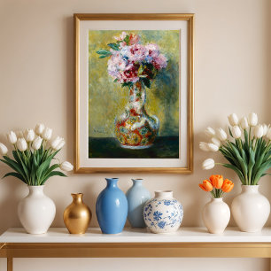 Poster Bouquet dans un vase d'Auguste Renoir