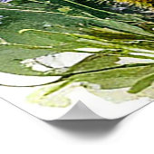 Poster Bouquet d'aquarelle de Fleurs sauvages dans le vas (Coin)