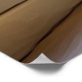 Poster Bouquet d'art bleu jaune violet (Coin)