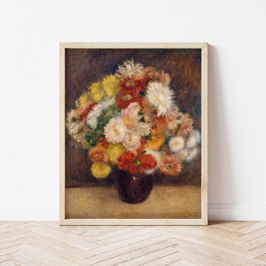 Poster Bouquet de chrysanthèmes | Renoir