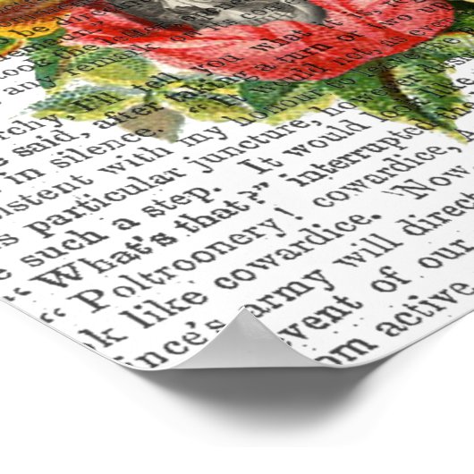 Poster Bouquet de crânes (Coin)