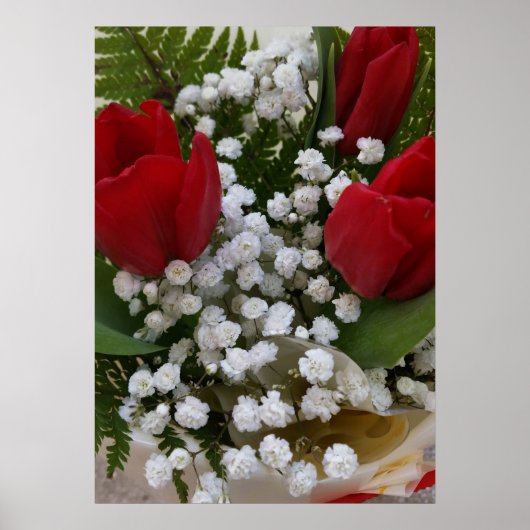 Poster bouquet de fleurs (Devant)