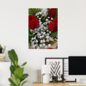 Poster bouquet de fleurs (Bureau à domicile)
