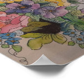 Poster Bouquet de Fleurs (Coin)