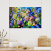 Poster Bouquet de fleurs (Cuisine)