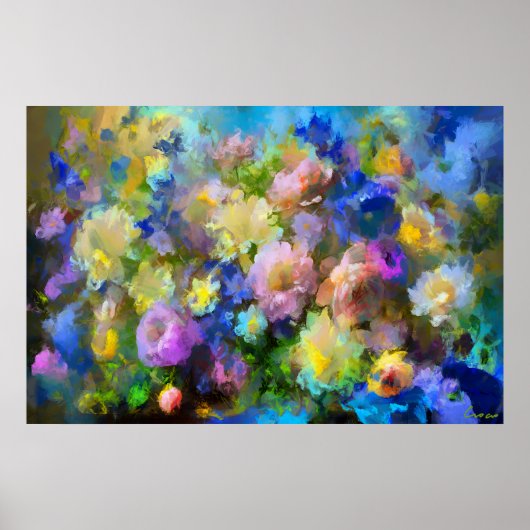 Poster Bouquet de fleurs (Devant)