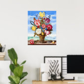 Poster Bouquet de fleurs (Bureau à domicile)