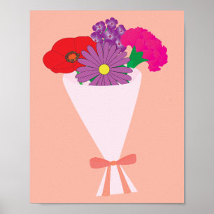 Poster Bouquet de fleurs