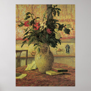 Poster Bouquet de fleurs à la fenêtre par Maxine Maufra