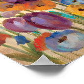 Poster Bouquet de fleurs colorées (Coin)