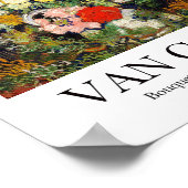 Poster Bouquet de fleurs dans un vase de Vincent van Gogh (Coin)