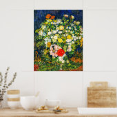 Poster Bouquet de fleurs dans un Vase Van Gogh (Cuisine)