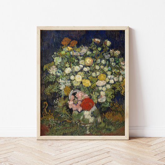 Poster Bouquet de fleurs dans un vase | Vincent van Gogh