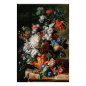 Poster Bouquet de fleurs dans une urne (Devant)