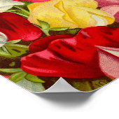 Poster Bouquet de fleurs de pois doux trivet (Coin)