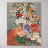 Poster Bouquet de fleurs d'été | August Rieger (Devant)