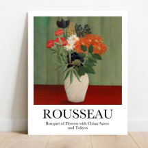 Bouquet de fleurs d'Henri Rousseau