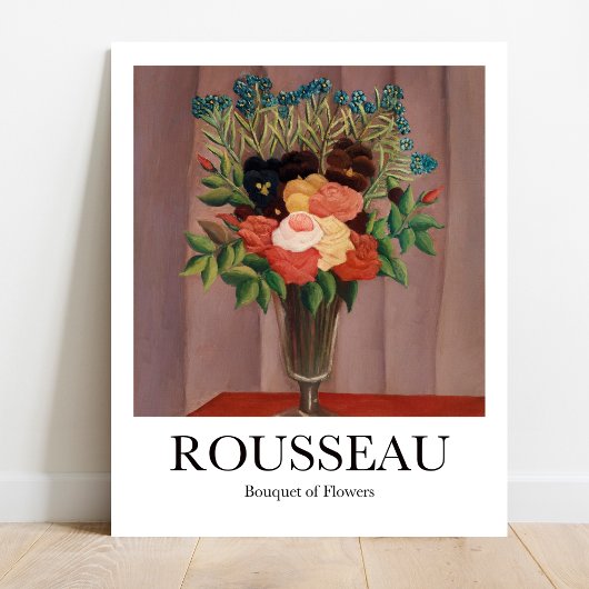 Poster Bouquet de fleurs d'Henri Rousseau